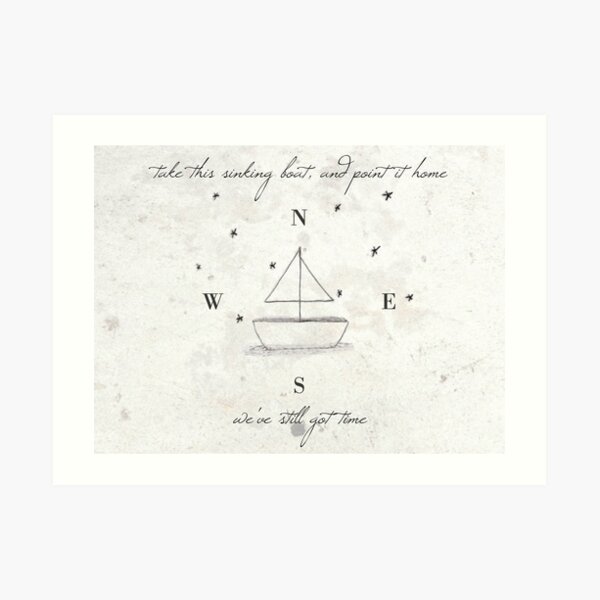 Take This Sinking Boat Art Print