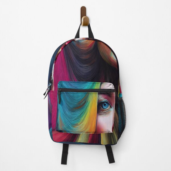 Item preview, Woman face portrait in weird abstract style designed and sold by mrlongfield.