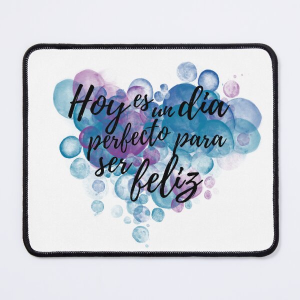 Item preview, Perfect Day To Be Happy Spanish Quote designed and sold by Bebichic.