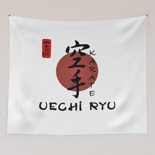 Item preview, Uechi Ryu Calligraphy Karate Instructor Design - Japanese Martial Art Design For A Karate Lover designed and sold by TheKarateStore.