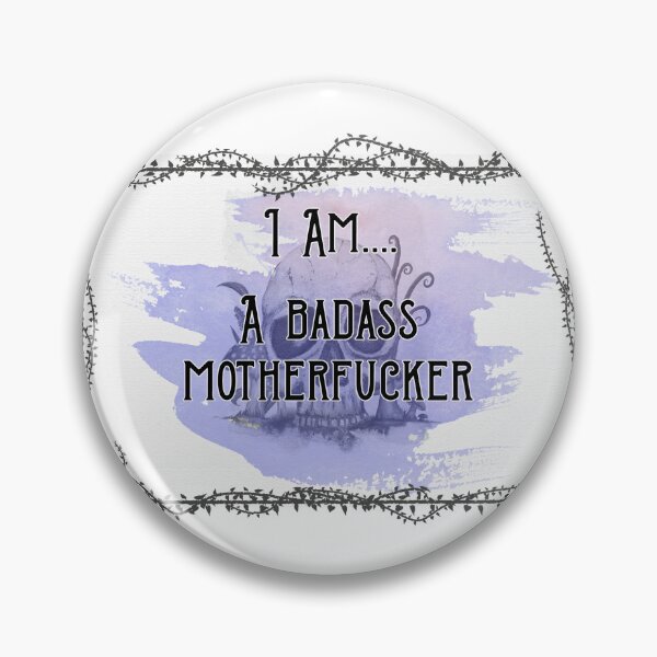 Item preview, Sweary Affirmation - I am a Badass Motherfucker designed and sold by Kirsty McFarland-Rice.