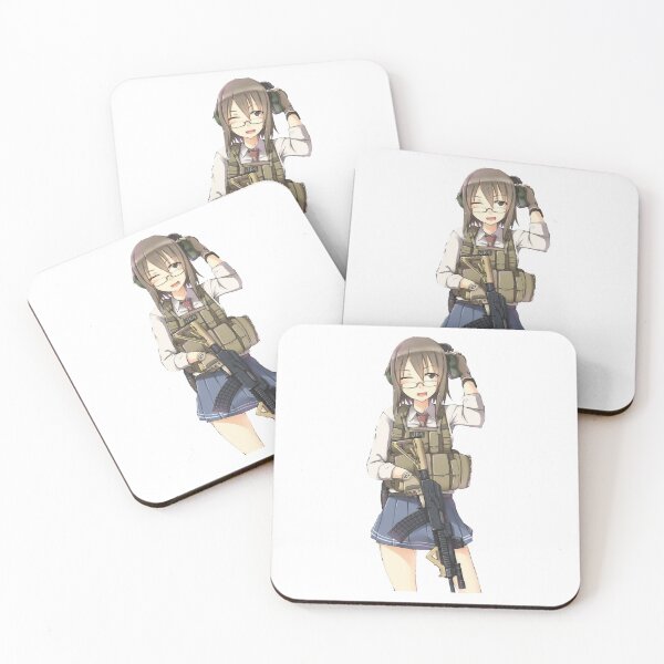Aperçu de l'œuvre Obtenez plus d'anime militaire Cute Gun Incroyable Get The Boys Girls créée et vendue par JasmineArmitArt.