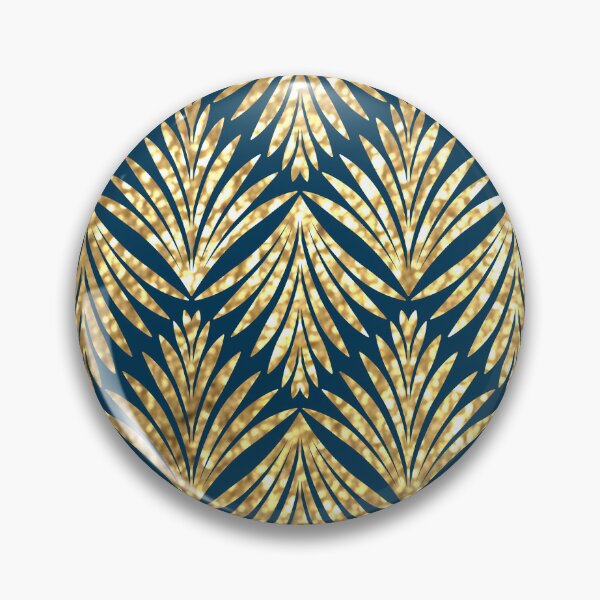 Item preview, Gold Palm Art Deco Style Gatsby designed and sold by Bebichic.