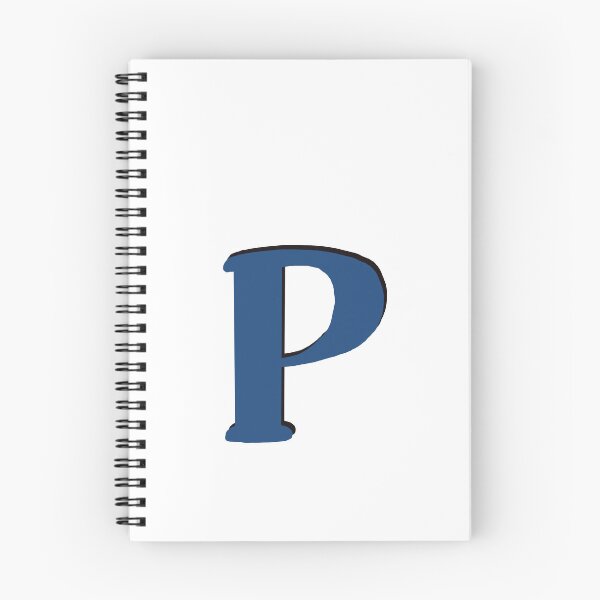 Item preview, Letter p blue initial monogram alphabet P Capital P designed and sold by Antique-Gifts.
