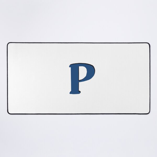 Item preview, Letter p blue initial monogram alphabet P Capital P designed and sold by Antique-Gifts.