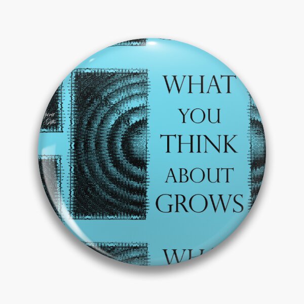 Item preview, What You Think About Grows, the Ripple Effect Light Blue Background designed and sold by SpiritGifts.