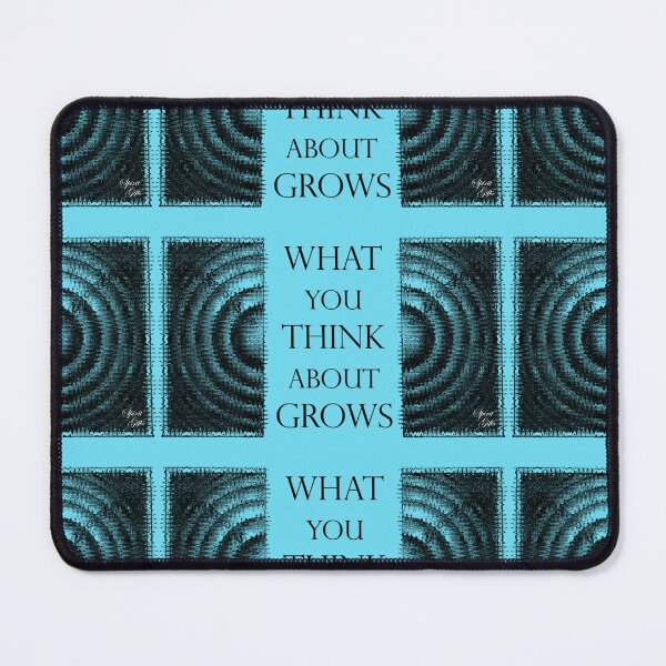 Item preview, What You Think About Grows, the Ripple Effect Light Blue Background designed and sold by SpiritGifts.