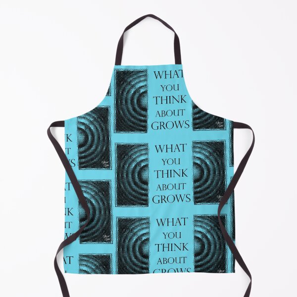 Item preview, What You Think About Grows, the Ripple Effect Light Blue Background designed and sold by SpiritGifts.