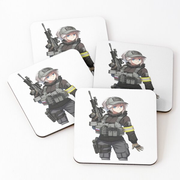 Aperçu de l'œuvre Idée de cadeaux Anime militaire Pistolet mignon Lisez ceci en premier Garçons Filles créée et vendue par JasmineArmitArt.