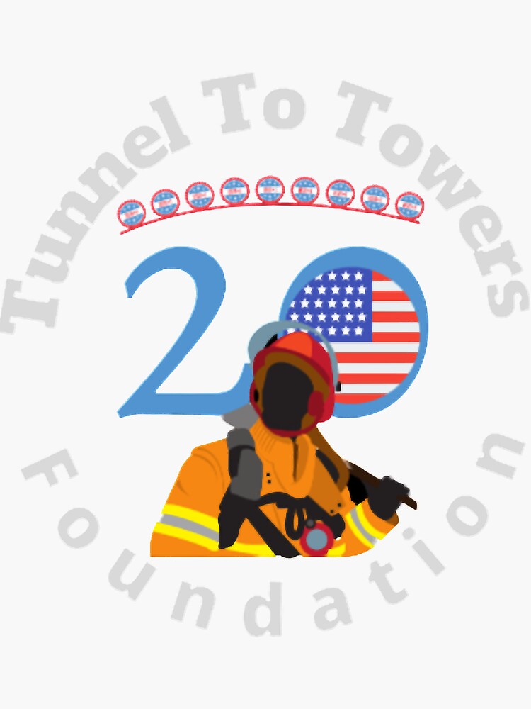 "TUNNEL TO TOWERS FOUNDATION " Sticker for Sale by taohop Redbubble