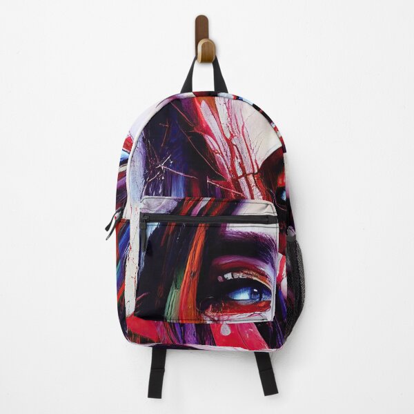Item preview, Woman face portrait in weird abstract style designed and sold by mrlongfield.