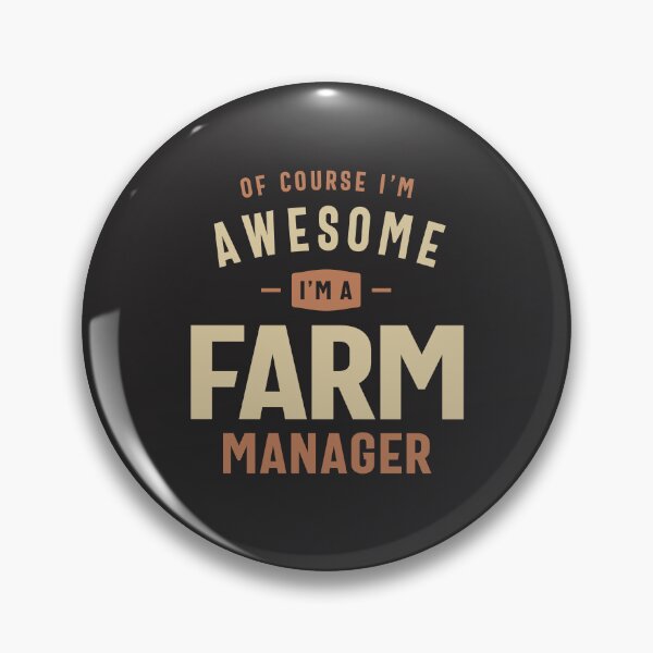 Item preview, I'm Awesome I'm a Farm Manager Funny Job designed and sold by cidolopez.