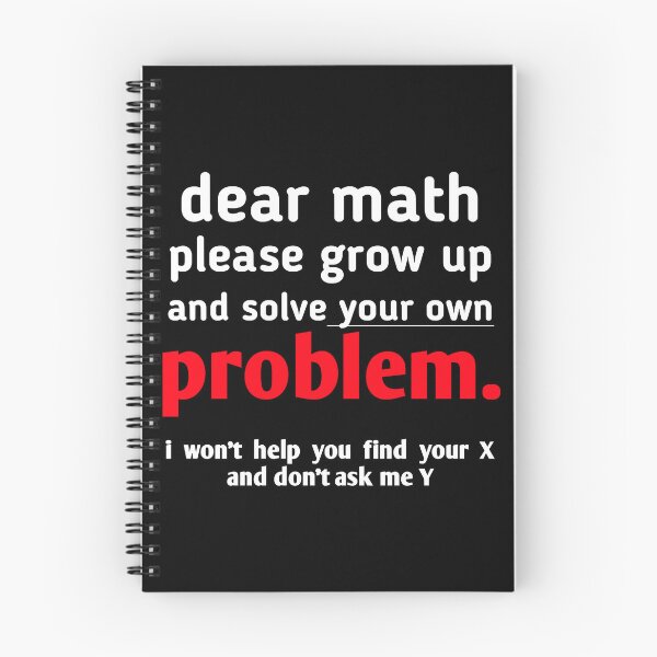 Item preview, Dear Math Grow Up And Solve Your Own Problems Tri-blend designed and sold by FunkySlothGB.