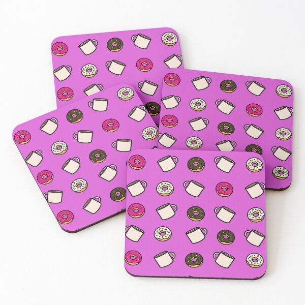 Item preview, Coffee Mugs and Donuts (Purple) designed and sold by Milasneeze.