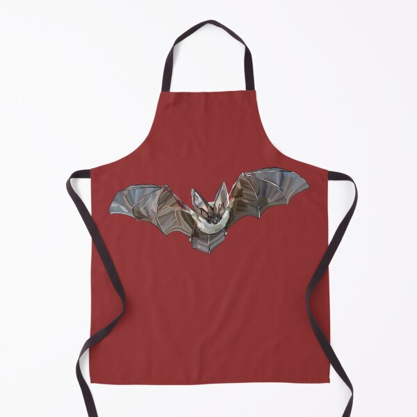 Item preview, Bat Illustration by BeeFoxTree, Long Eared Bat - Red Background designed and sold by BeeFoxTree.