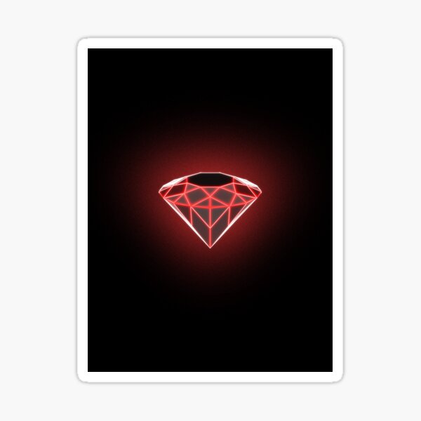 Pink Diamond Sticker for Sale by Karin Taylor