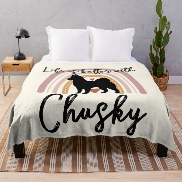 Item preview, Chusky Dog Rainbow Aesthetic Boho designed and sold by rafaeltto.