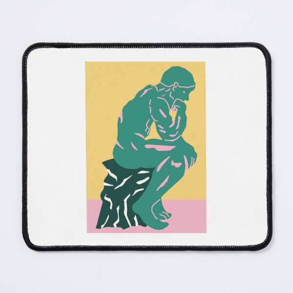 Item preview, Thinking man, Thinking statue, strong man, retro style designed and sold by K-BOSS.