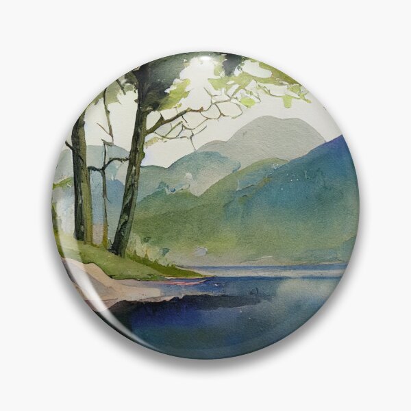 Item preview, Lake view surrounded by Mountains designed and sold by recollectionsv.
