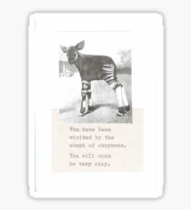Okapi Of Okayness Sticker