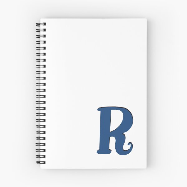 Item preview, Letter R blue initial monogram alphabet R capital R designed and sold by Antique-Gifts.