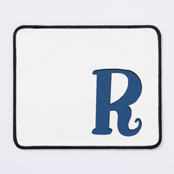 Item preview, Letter R blue initial monogram alphabet R capital R designed and sold by Antique-Gifts.