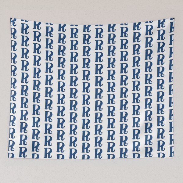 Item preview, Letter R blue initial monogram alphabet R capital R designed and sold by Antique-Gifts.