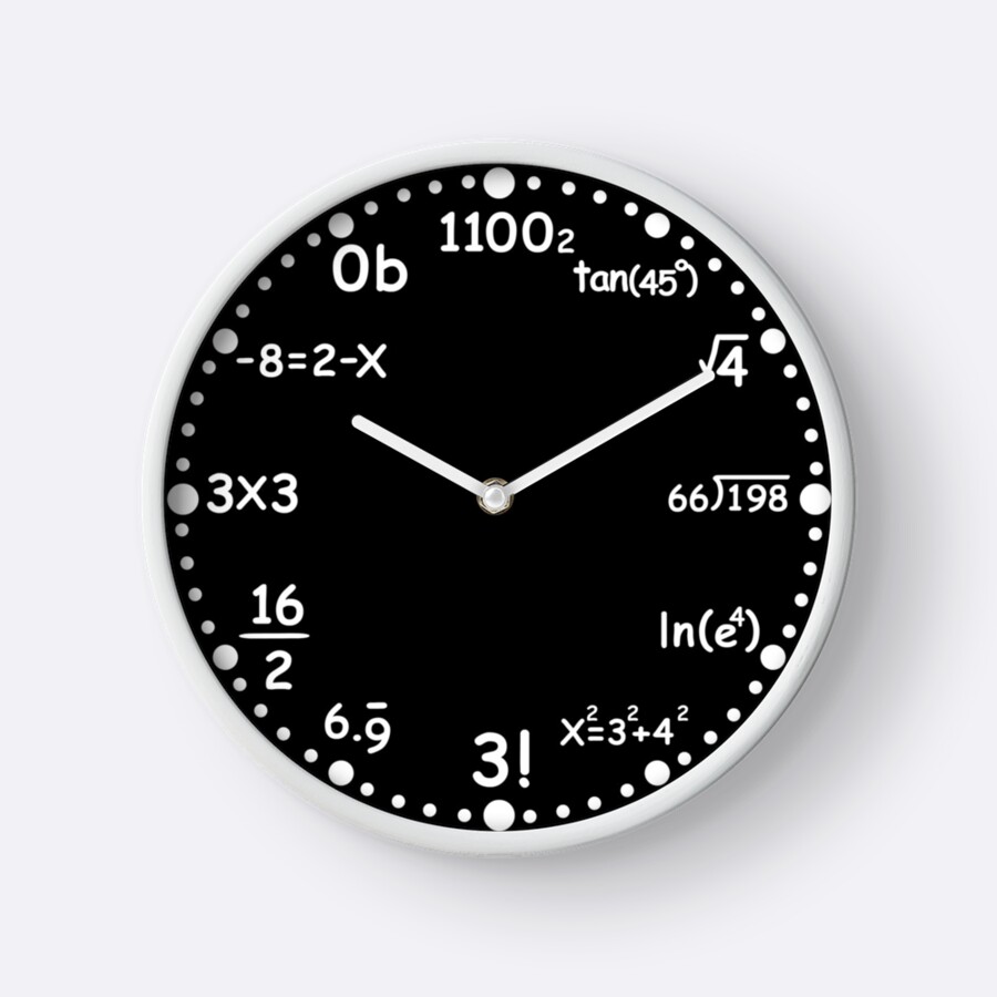 Worksheet Math Clock build math clock clocks by malunis redbubble malunis