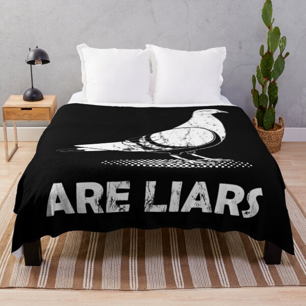 Item preview, Pigeons Are Liars Aren't Real Spies Birds Pun designed and sold by outlandishgastr.