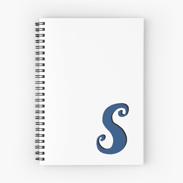 Item preview, Letter S blue initial monogram alphabet s capital S designed and sold by Antique-Gifts.