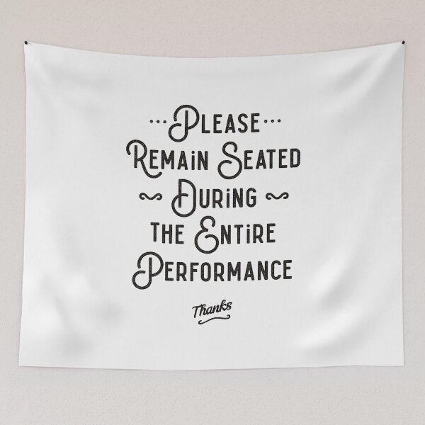 Item preview, Please Remain Seated Bathroom Sign designed and sold by Kelsorian.