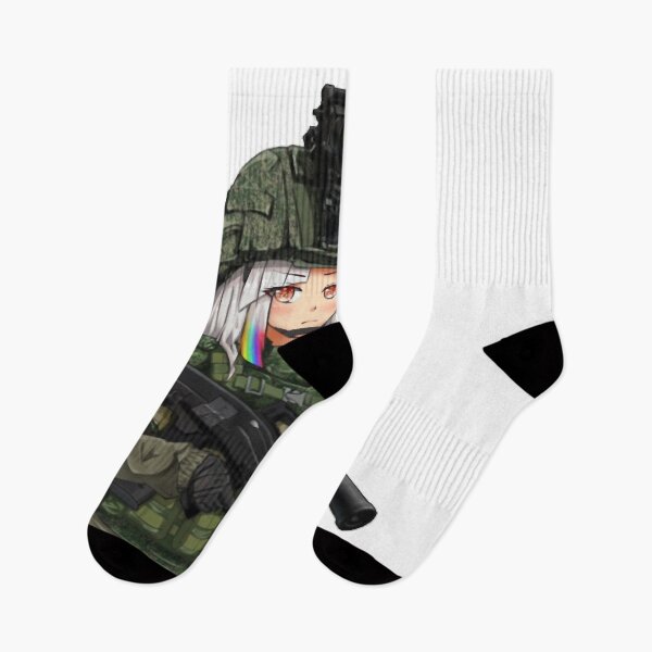 Aperçu de l'œuvre Entendre le son Militaire Anime Mignon Pistolet Choses à faire Garçons Filles créée et vendue par JasmineArmitArt.