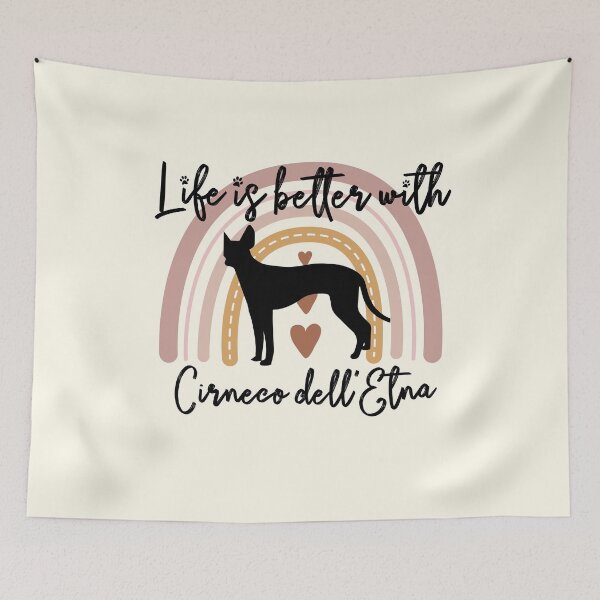 Item preview, Cirneco dell’Etna Dog Rainbow Aesthetic Boho designed and sold by rafaeltto.