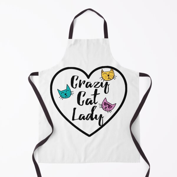 Item preview, Crazy Cat Lady Heart Sticker Girly Love designed and sold by Bebichic.