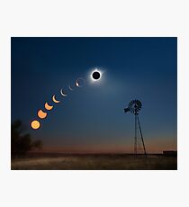 Midwest Eclipse - Artistic Composite Photographic Print