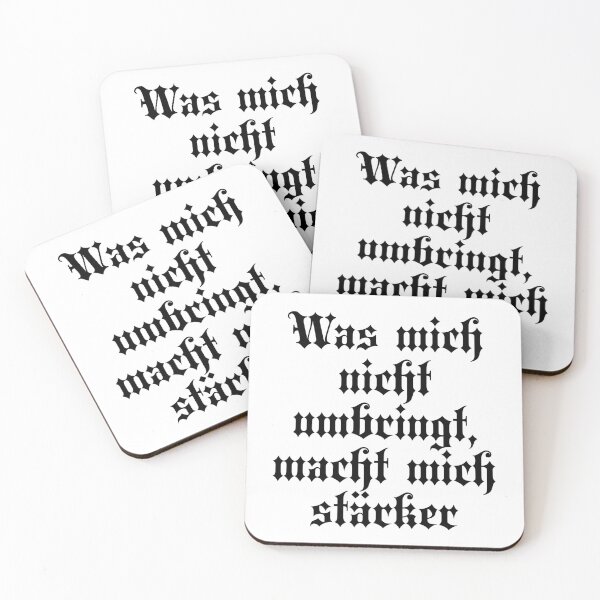 Item preview, Was Mich Nicht Umbringt Macht Mich Stärker - What Does Not Kill Me Makes Me Stronger - German Phrases - Friedrich Nietzsche Quotes  designed and sold by JourneyCreative.