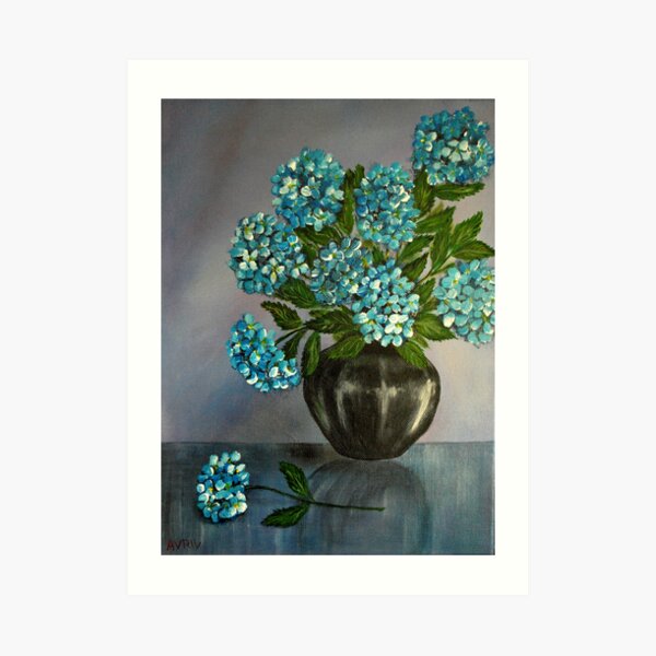 Hydrangeas Art Print