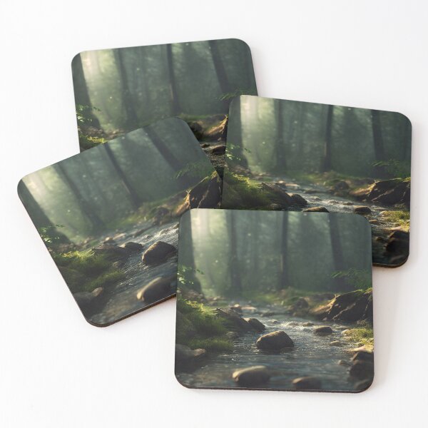 Item preview, Woodland Stream designed and sold by AIArtWorkshop.