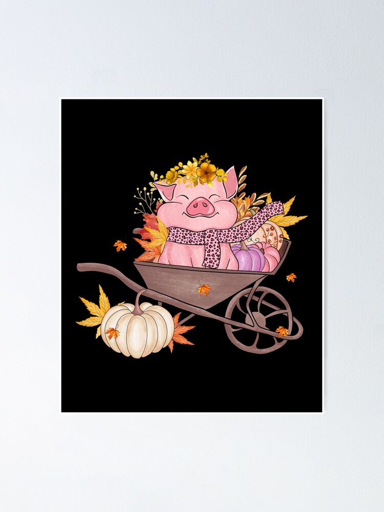 Fall Harvest Pig with boys WW3034 with online BOX