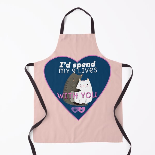 Item preview, Cats Love 9 lives Heart shape BAE designed and sold by Bebichic.
