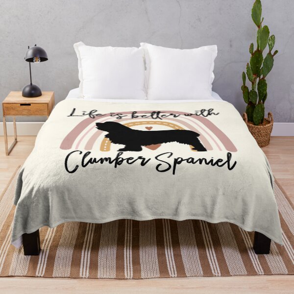 Item preview, Clumber Spaniel Dog Rainbow Aesthetic Boho designed and sold by rafaeltto.