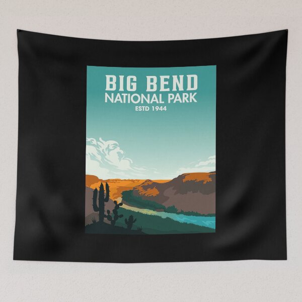 Aperçu de l'œuvre Affiche du parc national de Big Bend créée et vendue par severojuaireg66.