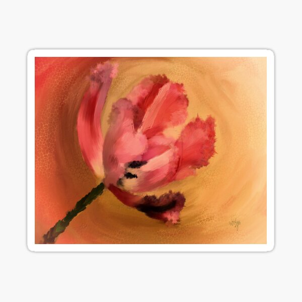 Item preview, Tangerine Tulip In A Twirly Tizzy designed and sold by Lois  Bryan.