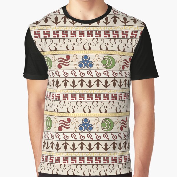 Tribal Gamer Patterns (Light) Graphic T-Shirt