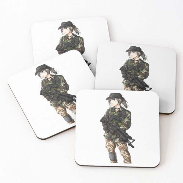 Item preview, Make Art Military Art Anime Cute Gun Quick Way Solve Boys Girls designed and sold by JasmineArmitArt.