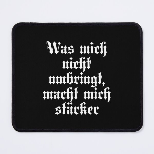Item preview, Was Mich Nicht Umbringt Macht Mich Stärker - What Does Not Kill Me Makes Me Stronger - German Phrases - Friedrich Nietzsche Quotes  designed and sold by JourneyCreative.
