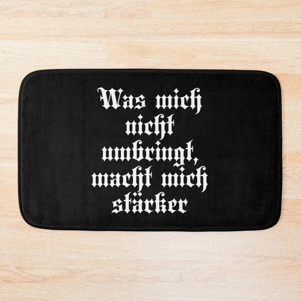 Item preview, Was Mich Nicht Umbringt Macht Mich Stärker - What Does Not Kill Me Makes Me Stronger - German Phrases - Friedrich Nietzsche Quotes  designed and sold by JourneyCreative.