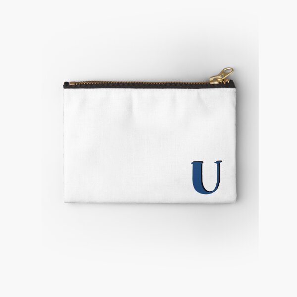Aperçu de l'œuvre Lettre U alphabet monogramme initial bleu U majuscule U créée et vendue par Antique-Gifts.