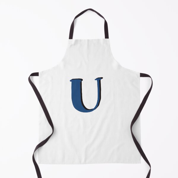 Item preview, Letter U blue initial monogram alphabet U capital U designed and sold by Antique-Gifts.