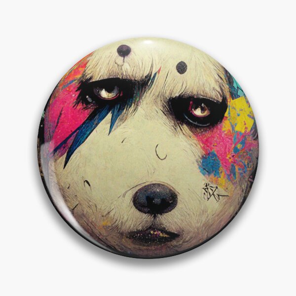 Item preview, colorful graffiti bored dog designed and sold by keyd-studio.